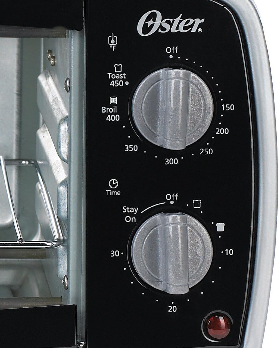 Oster Black Compact Toaster Oven 10 Liters TSSTTVVG01