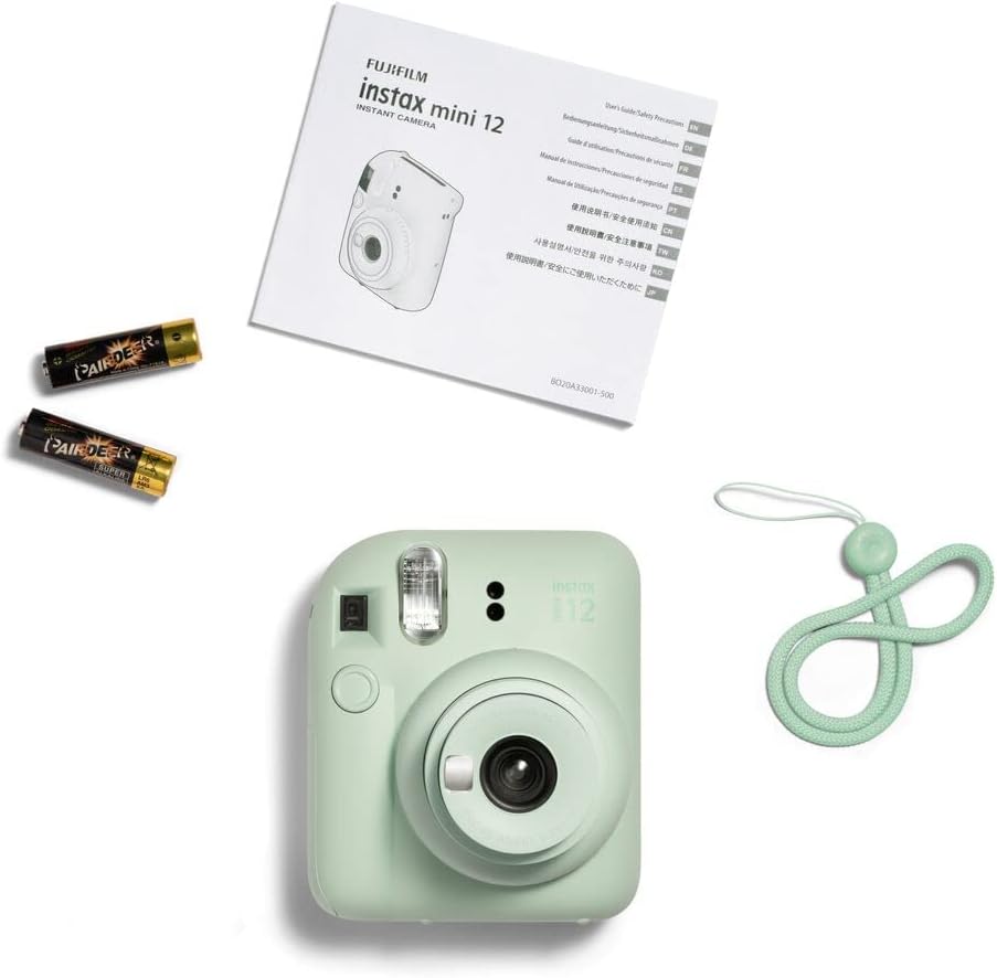 Fujifilm Instax Mini 12 Instant Camera - Mint Green