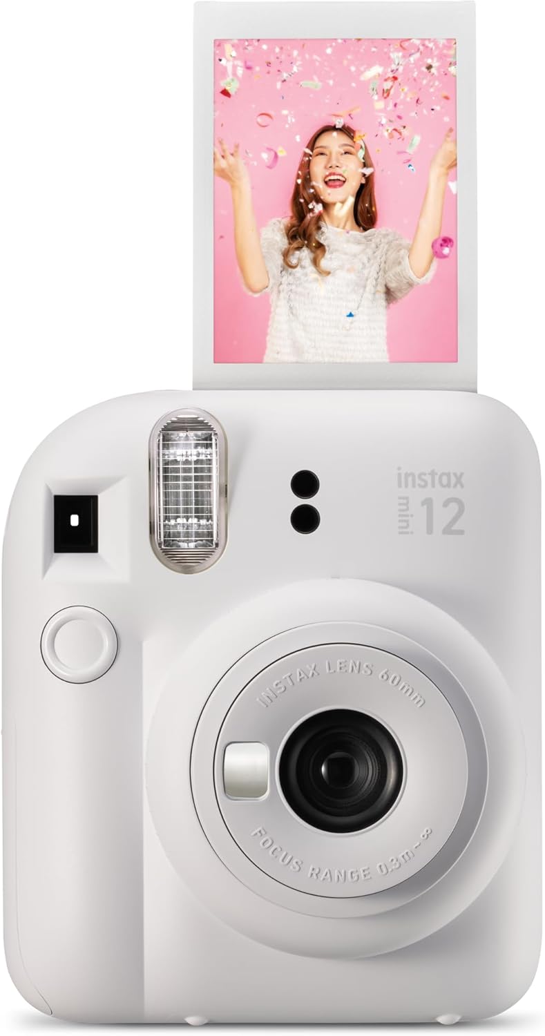 Fujifilm Instax Mini 12 Instant Camera - Clay White