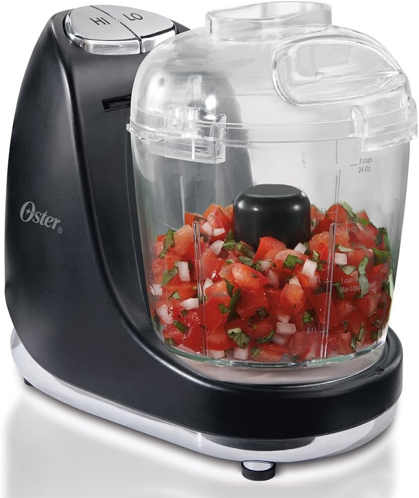 Oster 3 Cup Black Mini Food Chopper