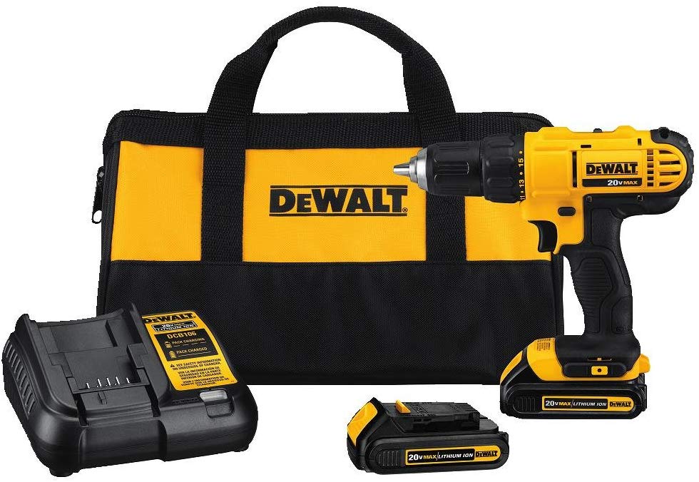 DEWALT DCD771C 20V MAX Cordless Drill / Driver Kit