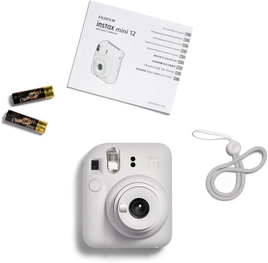 Fujifilm Instax Mini 12 Instant Camera - Clay White