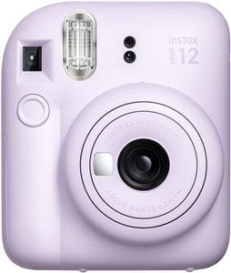 Fujifilm Instax Mini 12 Instant Camera with Personalized Matching Case, 20 Sheets of Film and 80 Piece Design Kit