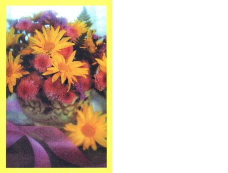 Yellow Daisies Blank Greeting Card