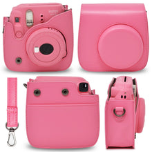 Load image into Gallery viewer, Gift Geeks Camera Case for Fujifilm Instax mini 9 (Flamingo Pink)