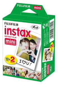 Fujifilm Instax Mini 9 Instant Film Camera - Cobalt - with Matching Personalized Case and 20 Sheets of Film Design Bundle