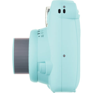 Fujifilm Instax Mini 9 Instant Film Camera - Ice Blue - with Matching Personalized Case and 20 Sheets of Film Design Bundle
