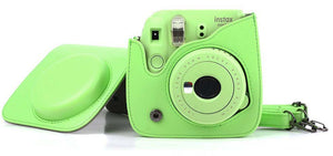 Fujifilm instax mini 9 Instant Film Camera (Lime) with Case & 20 Shots of Film