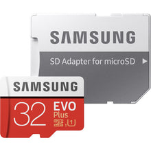 Load image into Gallery viewer, Samsung 32GB EVO Plus Class 10 Micro SDHC with Adapter (MB-MC32GA/AM)