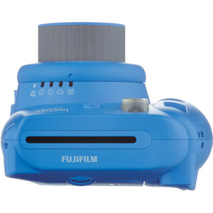 Fujifilm Instax Mini 9 Instant Film Camera - Cobalt - with Matching Personalized Case and 20 Sheets of Film Design Bundle